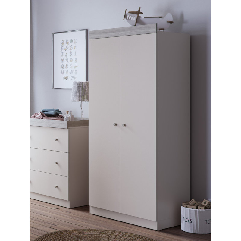 Little Acorns Burlington Double - Cashmere & Grey Ash Wardrobe