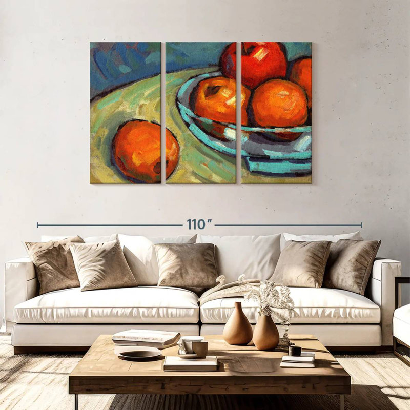 Yarlin bol de fruits nature morte I, H 48 po x l 74 po