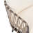  4-Piece Outdoor Patio Conversation Set with Woven Rope Backrest, Cushions and Metal Frame Chairs, Beige-966147432