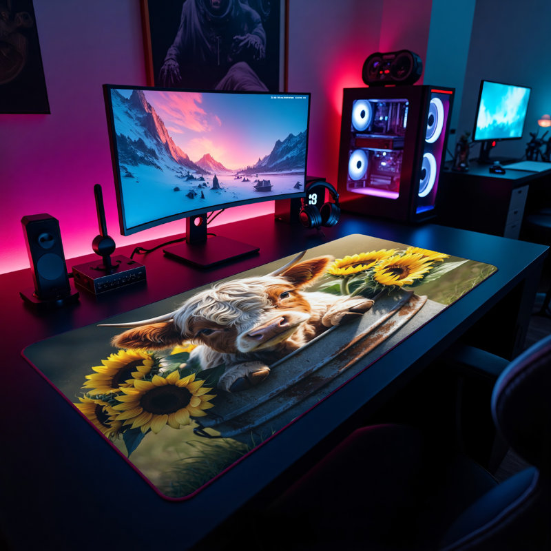 Polyester Desk Pad, 23.6x13.8