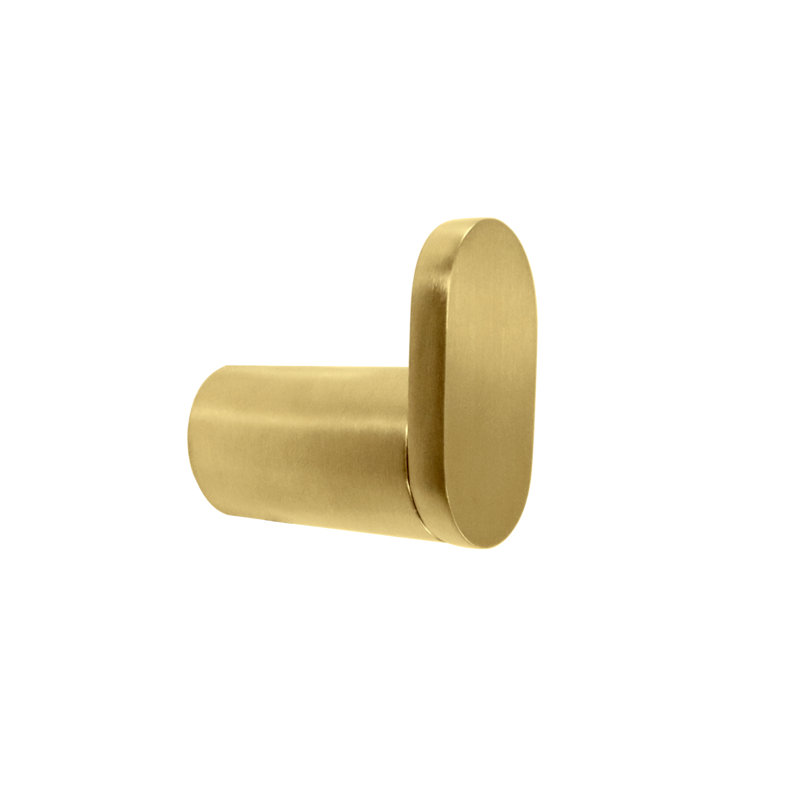 Single Robe Hook, Satin Brass