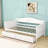 Twin Wooden Daybed with Arched Silhouette and Storage Drawers-1099787276