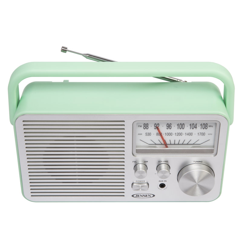 Portable AM/FM Radio - Green, Green