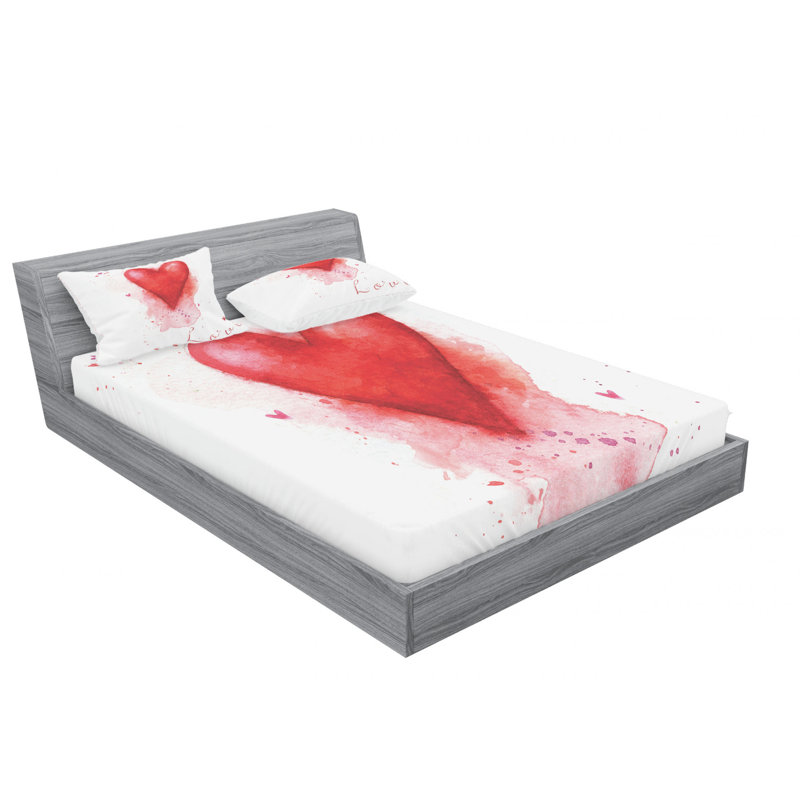 Microfiber Sheet Set, Queen Sheet Set with Fitted Sheet