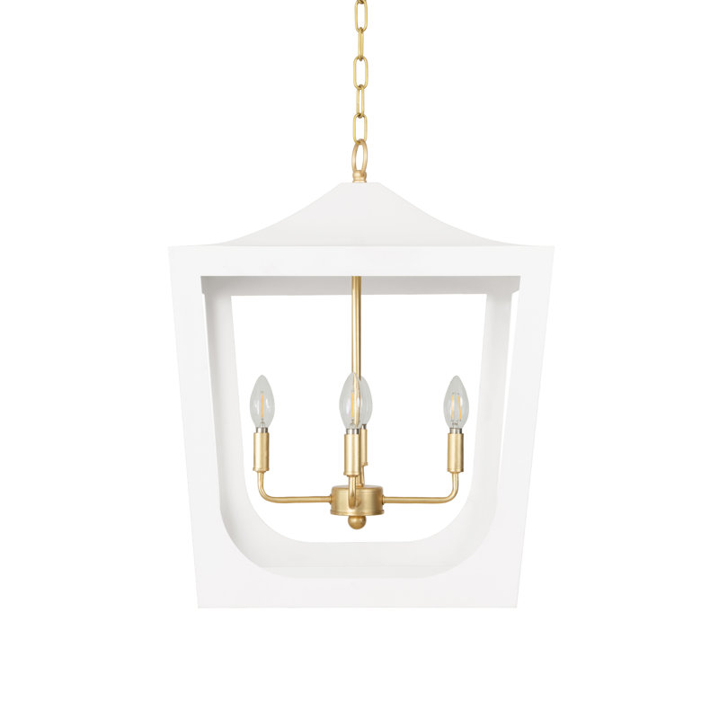 Wimble 4 - Light Chandelier, White