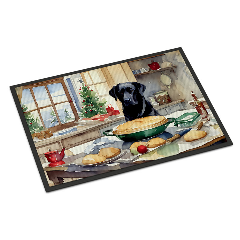 Junya Non-Slip Christmas Doormat, 24" W x 36" L