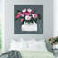 Impression sur toile florale et botanique, chalet / auberge et pastel, pour le salon-66448526