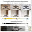 Ventilateur de plafond à DEL à double anneau de luxe de 20 pouces avec lumière - Design encastré moderne, pales cachées, éclairage à intensité variable et télécommande, ventilateur silencieux à profil bas pour chambre à coucher, salon (noir)-608749700