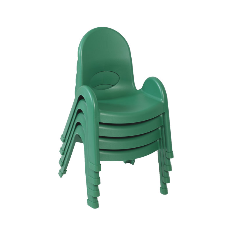 Chaise pour enfant Value Stack, Brun clair naturel, 9", 4