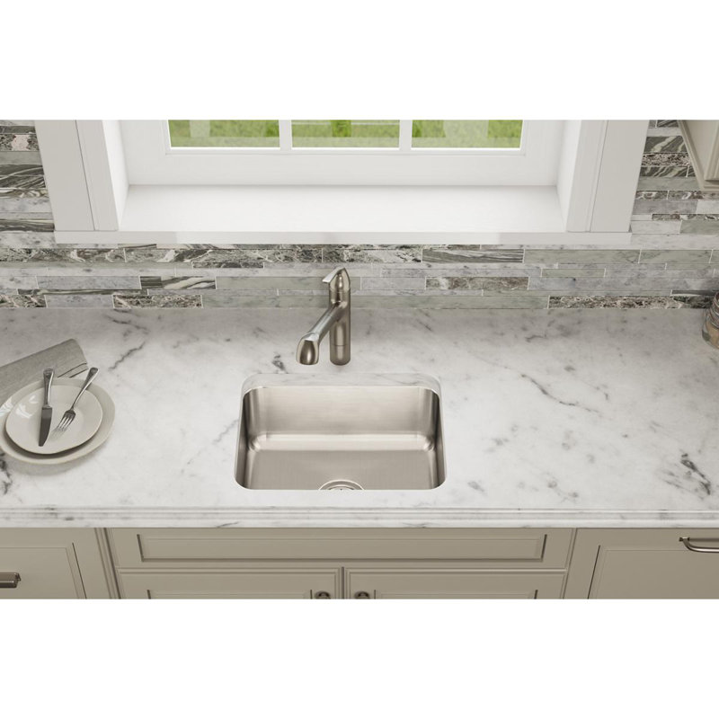 Lustertone 21" L x 17" W Undermount Kitchen Sink