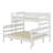 Twin XL Over Queen Bunk Bed With Ladder-439345930