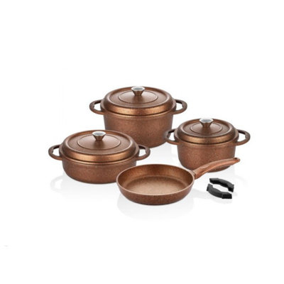 7 - Piece Granite Cookware Set