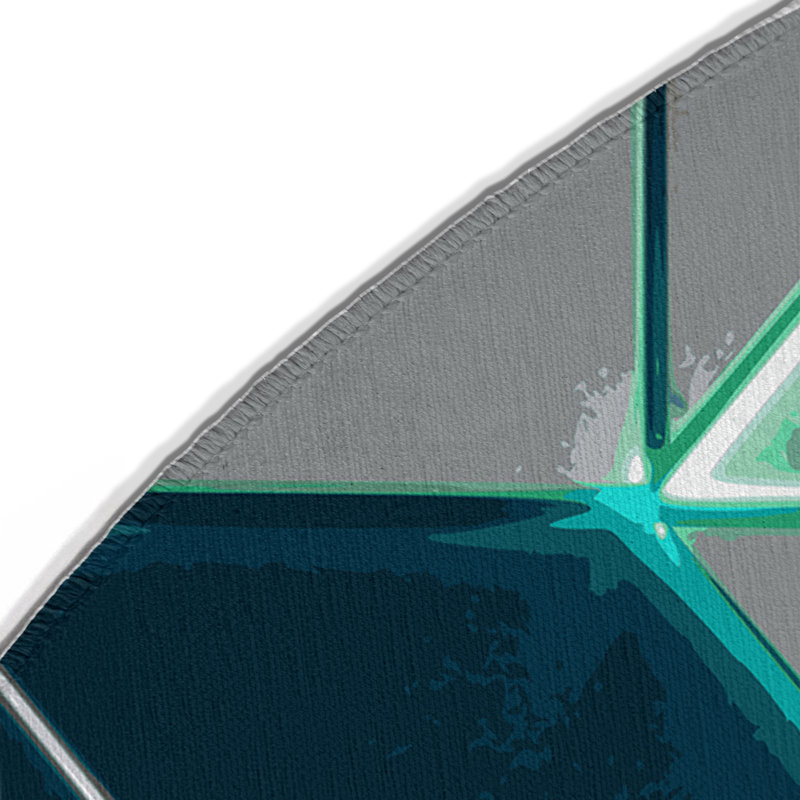 Cosmic Spire Indoor And Outdoor Area Rug, Round 5'