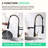 Commercial Kitchen Faucet with Pull Down Sprayer