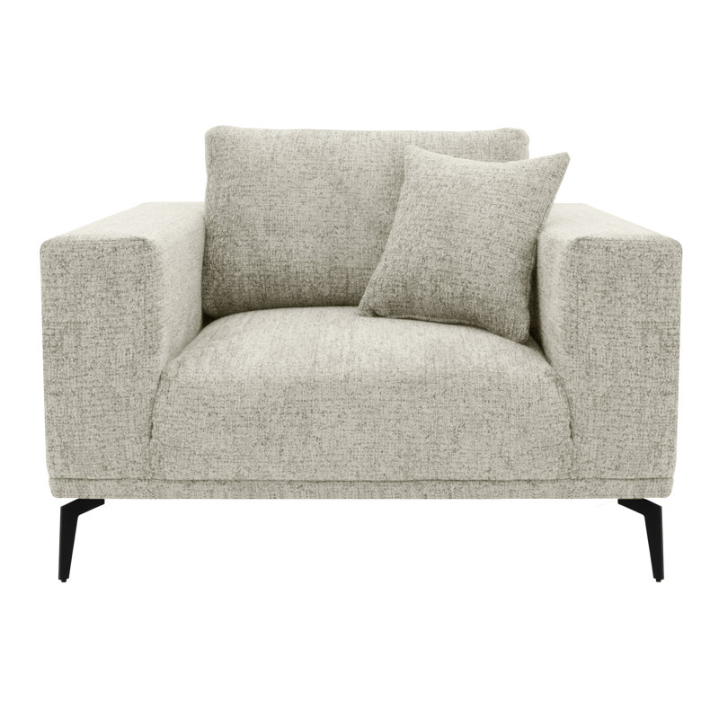 Upholstered Accent Chair, Cream