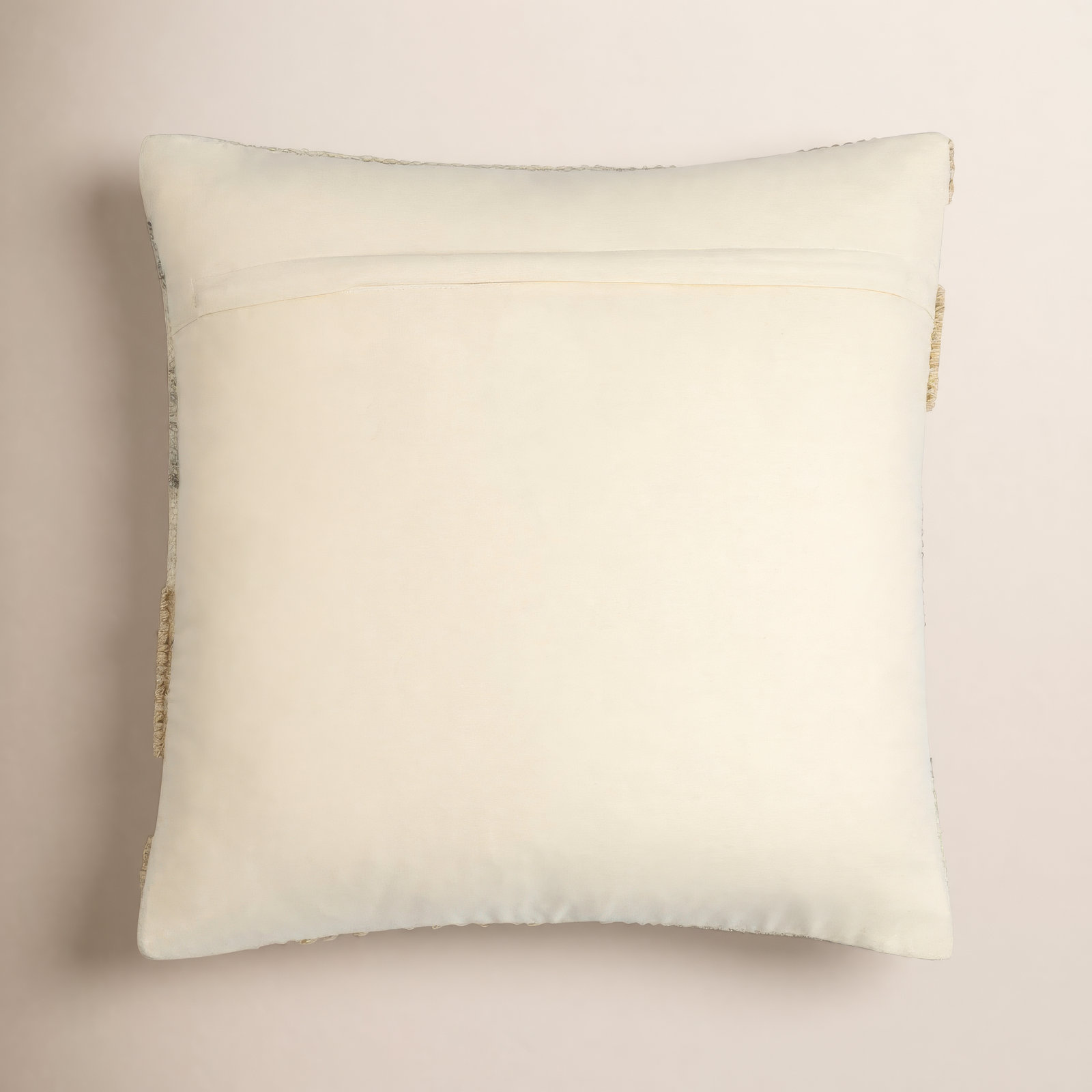 Sand Dunes Striped Wool Pillow Cover, 18"H x 18"W