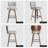 Swivel Upholstered Bar Height Stool-933675822