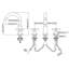 Circular Double Cross Handles Widespread Bathroom Faucet-88551899