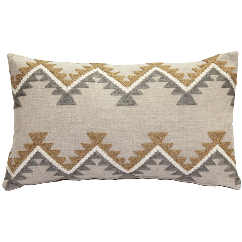 Tulum Rectangular Pillow Cover & Insert, Brown