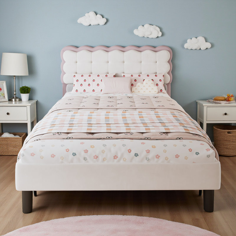 Upholstered Bed, Double (4'6)