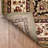 Denzel  Medallion Kashan Green Traditional Rug-1472761972