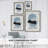 Shapely Blues I Framed Print - Solid Wood-1803940582