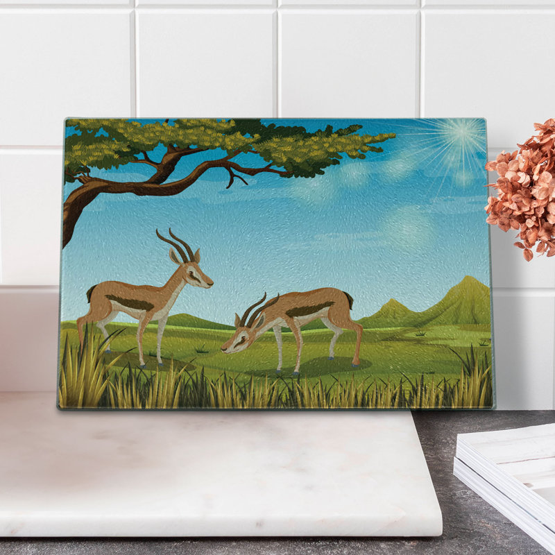 East Urban Home Antelope Cutting Board - Thumbnail 3