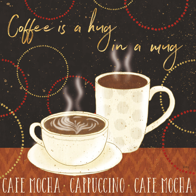 Fresh Coffee III by Veronique Charron - Wrapped Canvas Print, 91cm H x 91cm W x 3.8cm D