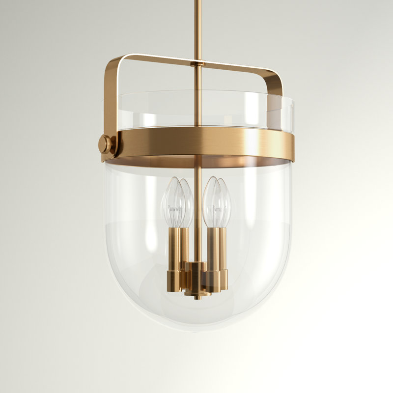 Longino 3 - Light Urn Pendant, Alturas Gold