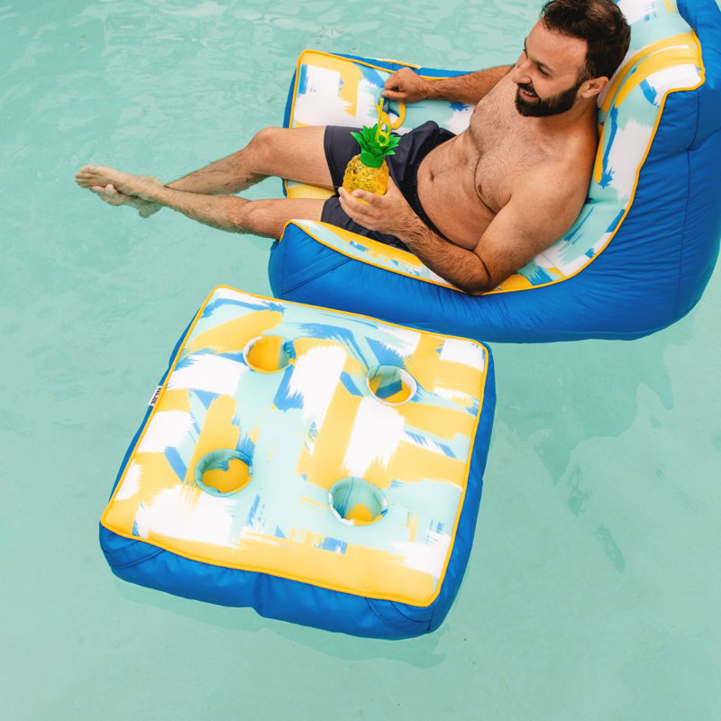 Big Joe Captain's Caddie Pool Float, Paintbrush Yellow