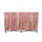 3 Dr Sideboard, Solid Wood & Iron Base, 59x16x38