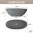 Monaco 65'' x 30'' Solid Surface Stone Freestanding Soaking Bathtub-88310697