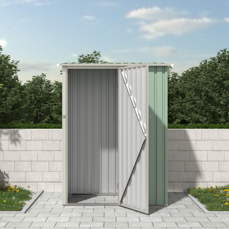 4.7 Ft. W x 3 Ft. D Metal Tool Shed