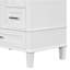 Ensemble de meuble-lavabo moderne avec ensemble lavabo 30 po, meuble-lavabo moderne avec porte à fermeture douce et 3 tiroirs, structure en bois massif (blanc)-123984047