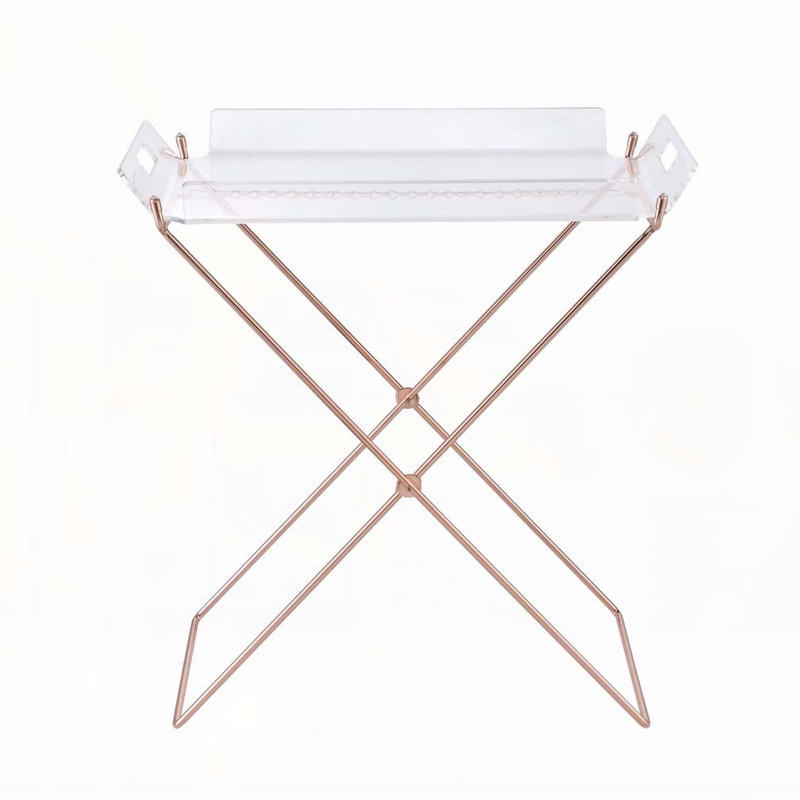 End Table With Removable Tray