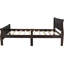 Grand lit plateforme en bois avec tête et pied de lit Classic Design-1388801047