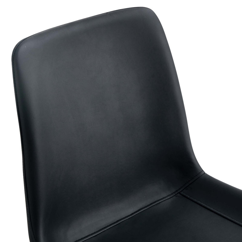 Chaise de salle à manger Milly, Noir, 6