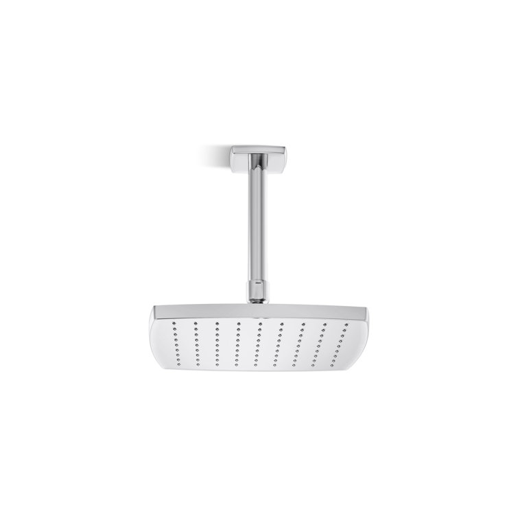 Foundations Air-Induced 1.75 GPM Soft Square Rain Showerhead