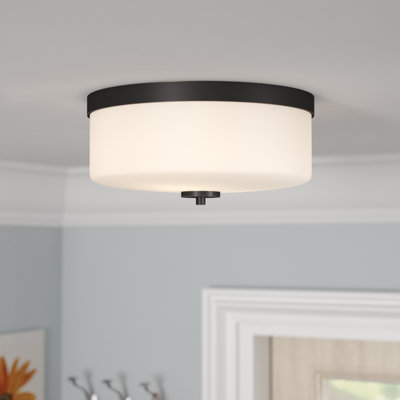 Ashaan Glass Flush Mount