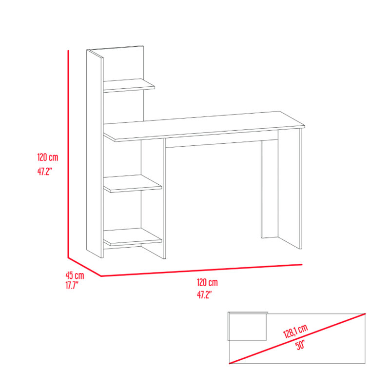 Bureau d'écriture Drit, quatre tablettes