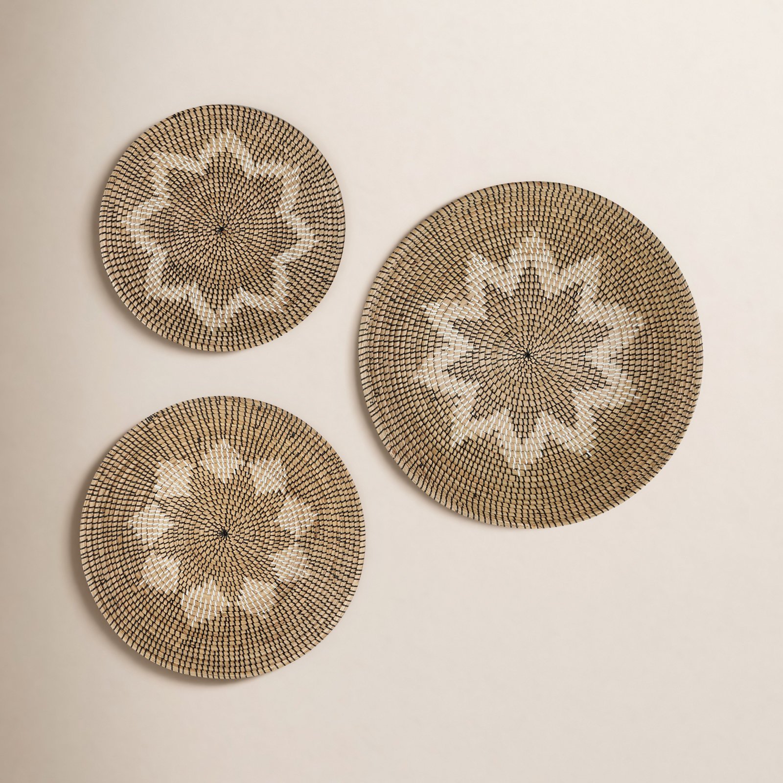 Handmade Seagrass Wall Mounted Sculpture