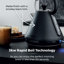 Tower Sera Pyramid Kettle with Smoked Black Trim, 1.7L, 3KW-97320355