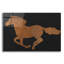 Art mural en verre épique «Equine 1 Industrial» par James Wiens, 16 po x 12 po