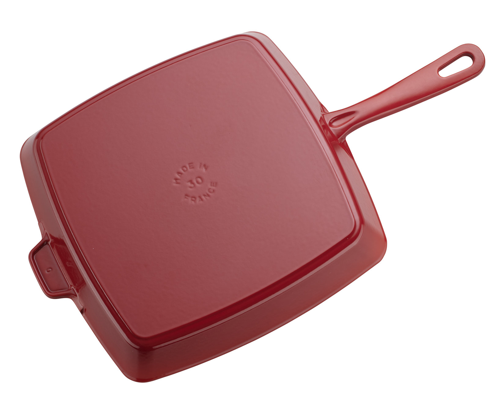 Staub 12" Cast Iron American Grill Pan, Cherry, 12" x 12"