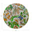 Plumeria Round Beaded Smooth Placemat-568597135