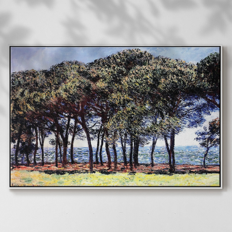 Pins, Cap d'Antibes, 1888, Blanc, H 17 po x l 25 po x P 2 po