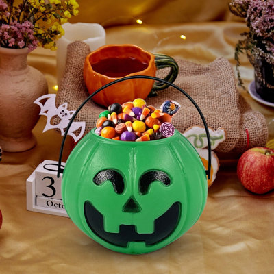  Halloween Supplies Lanterns Barrels Nightclub Decorations Props Children's Candy Cans Portable Barrels