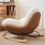 Chaise berçante simple à bascule-101281475