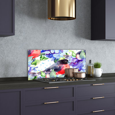 50cm W x 100cm L Glass Peel and Stick Panel