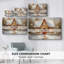 Twilight of Golden Star-Premium Gallery Wrapped Canvas-777625127